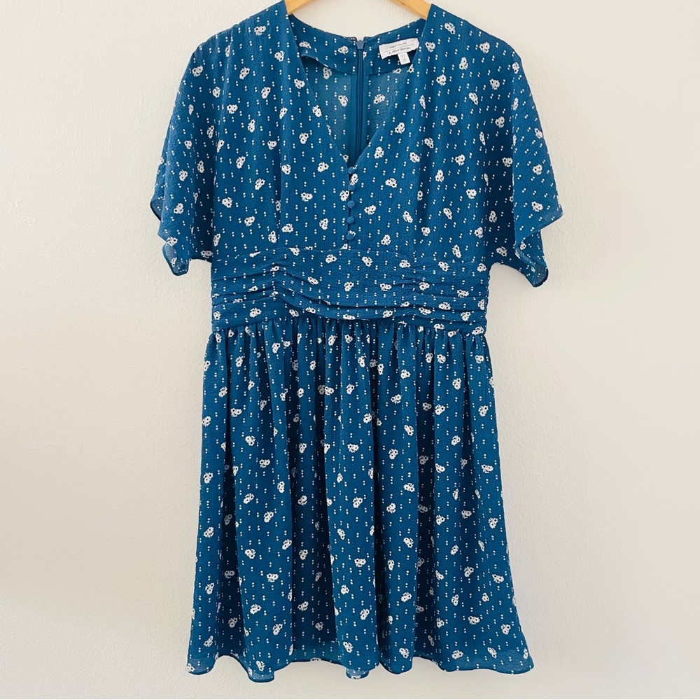 & Other Stories Blue Floral Dress